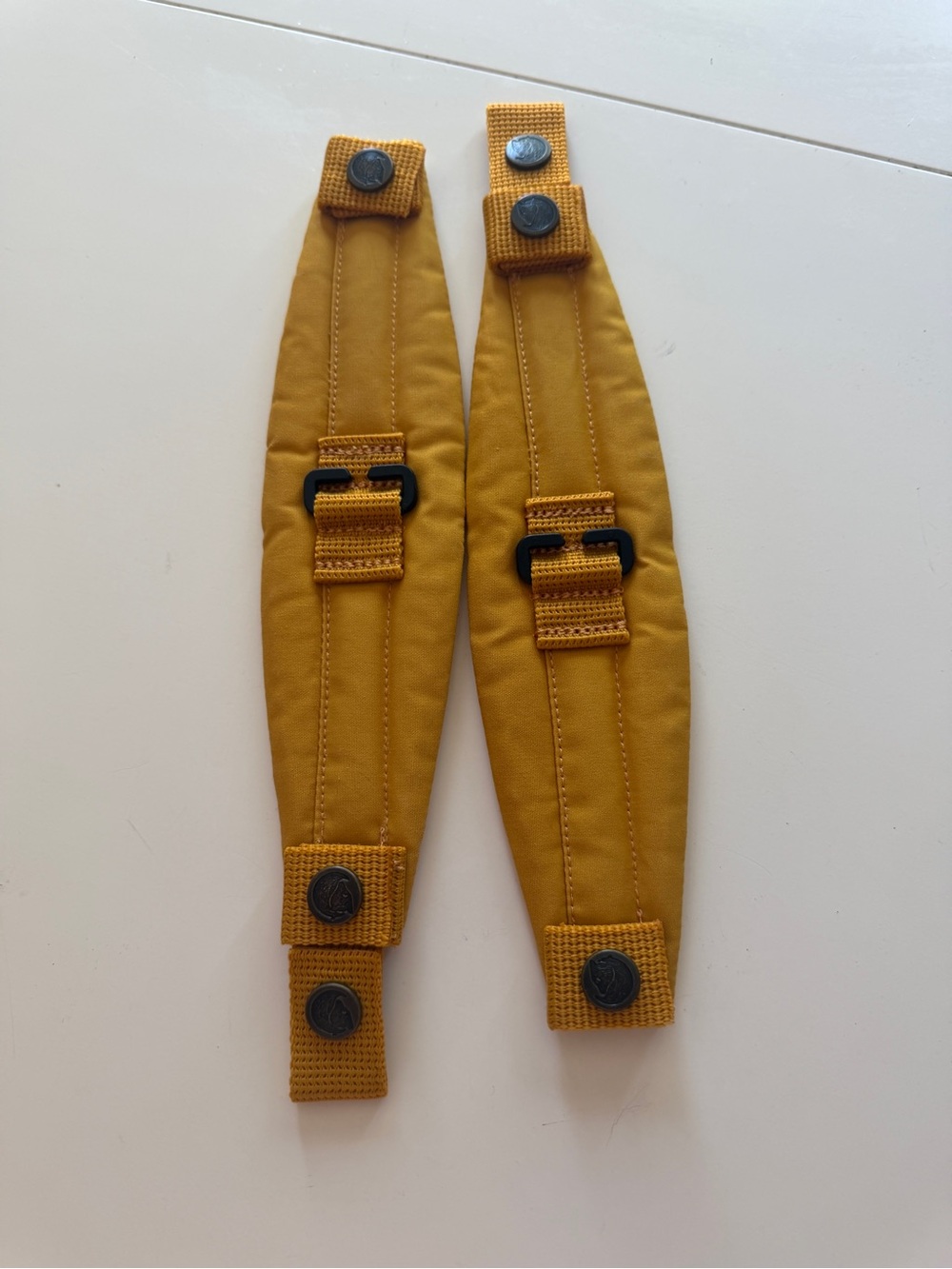 Fjallraven Kanken Yellow Backpack Shoulder Pads